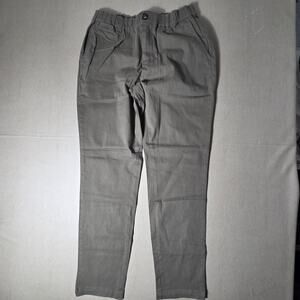 Cove USA Elastic Waist Stretch Twill Everyday Pants Olive Green Size 32x31